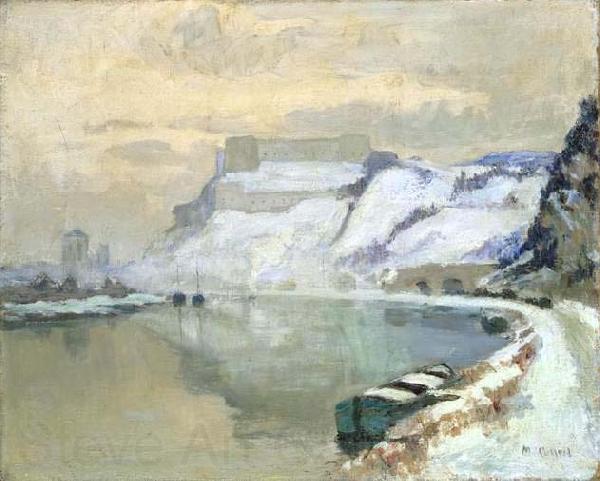 Maurice Galbraith Cullen Huy on the Meuse France oil painting art